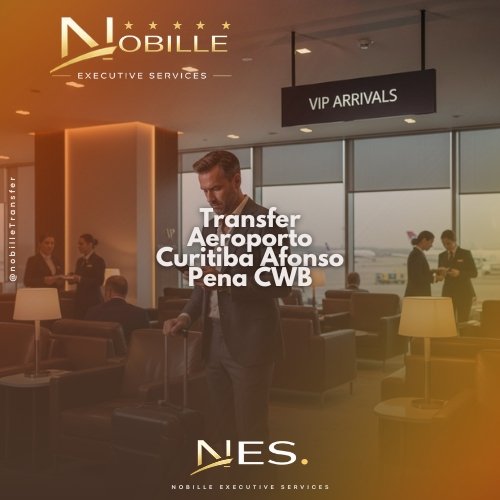 Transfer aeroporto Curitiba com motorista executivo no Aeroporto Afonso Pena
